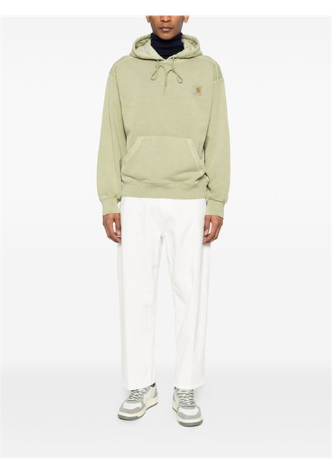 hooded nelson sweatshirt man green CARHARTT WIP | I0299633IE.GD